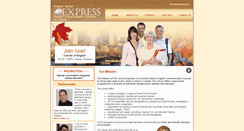 Desktop Screenshot of expressenglish.ca